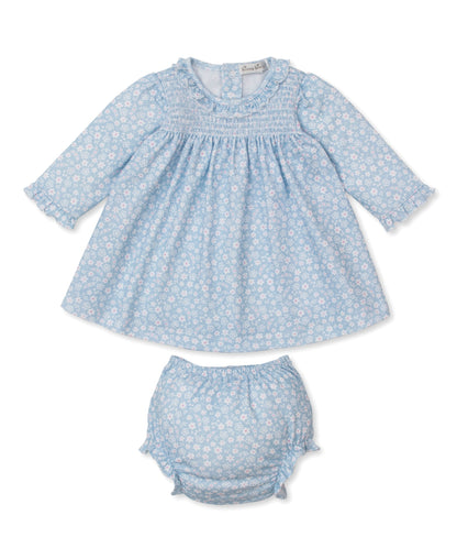Fall in Bloom Dress Set Print Smocked
