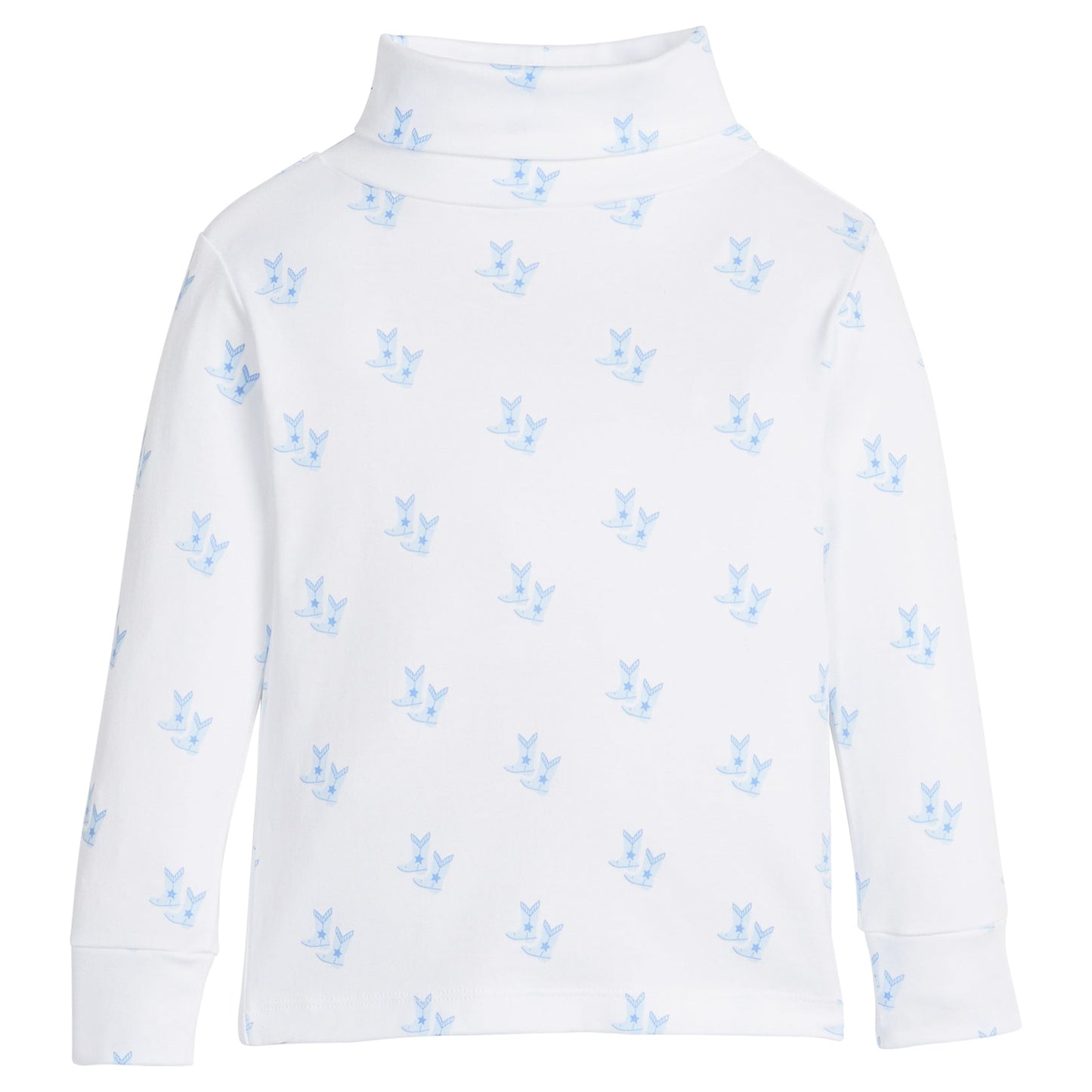 Printed Turtleneck