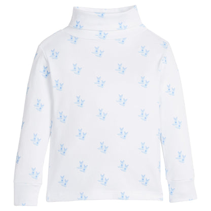 Printed Turtleneck