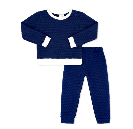 Quincy Quilted Play Set Worthington White Quilted