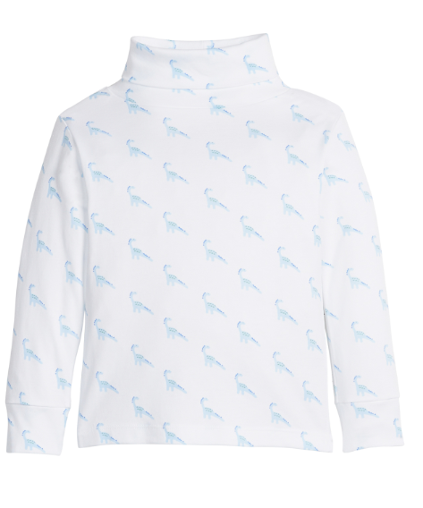 Printed Turtleneck