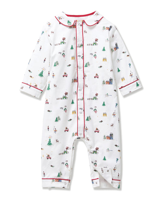 Baby's Twill Cambridge Romper