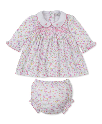Autumn Gardens Smocked Dress Set