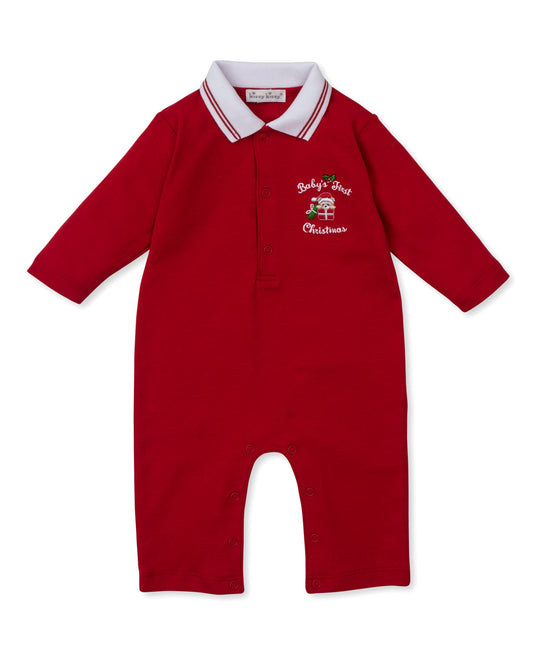 Baby's First Christmas Playsuit