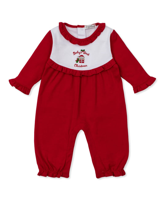 Baby's First Christmas Playsuit