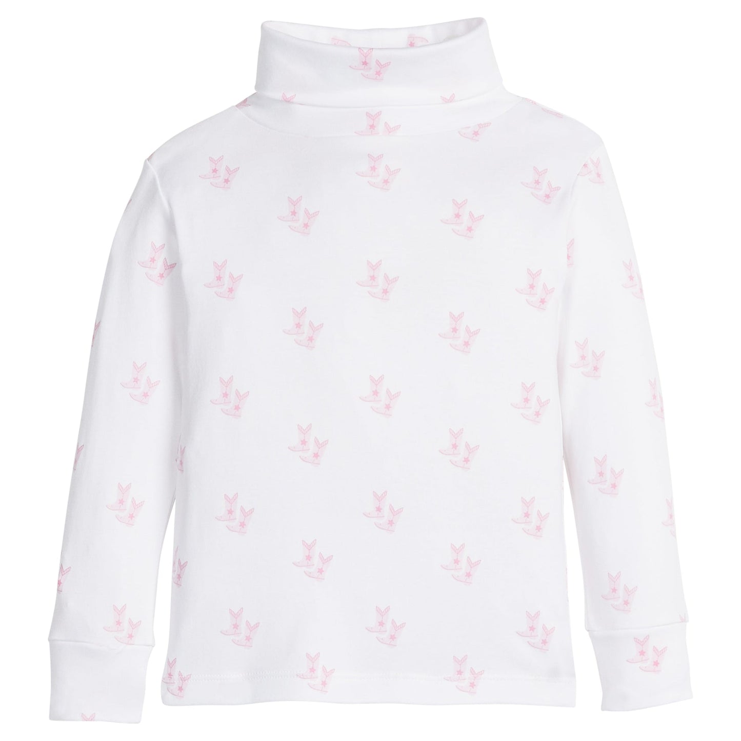 Printed Turtleneck