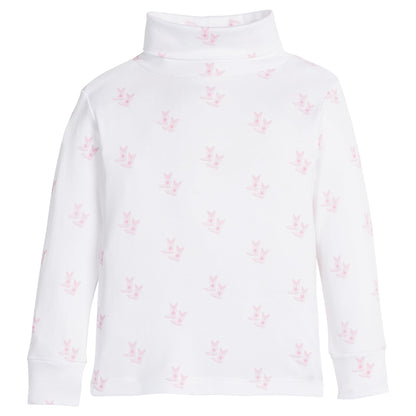 Printed Turtleneck