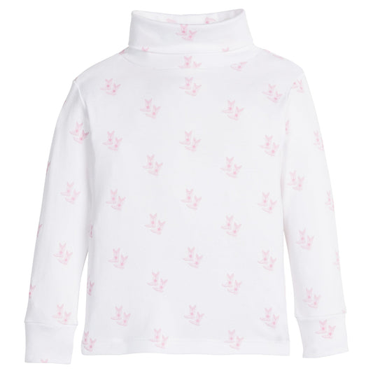 Printed Turtleneck