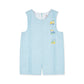Linen-Look Shortall With Trains