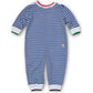Stripe Knit Longall With Emb Sport Balls