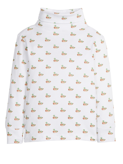 Printed Turtleneck