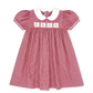 Ruth Ribbon Dress Minigingham Woven