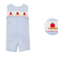Apples & Pencils Boy's Gingham Boy ́s Short Jon Jon