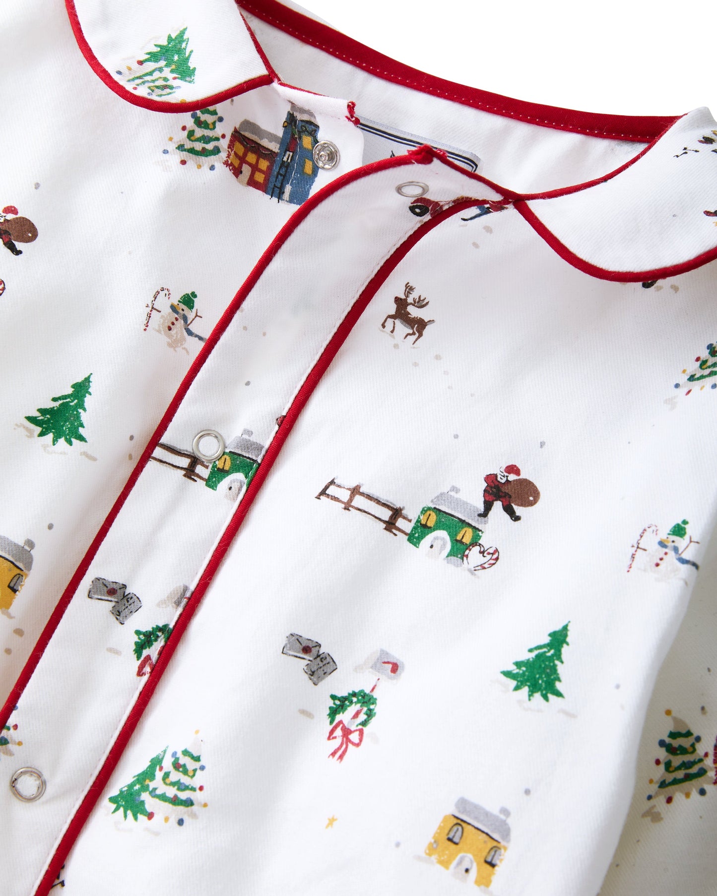 Baby's Twill Cambridge Romper