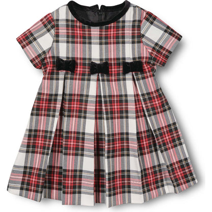 Plaid Dress With Bows