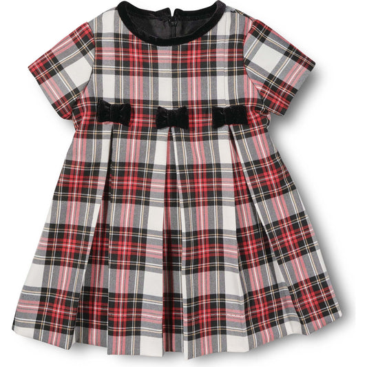 Plaid Dress With Bows