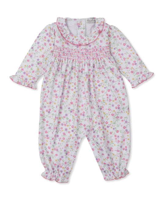 Autumn Gardens Playsuit Print Smocked