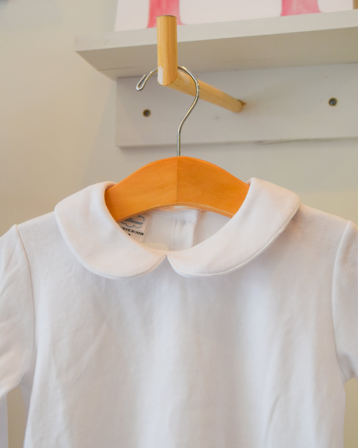 Long Sleeve Peter Pan Collar Shirt