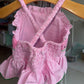 Watermelon Seersucker Girl's One Piece Swimsuit