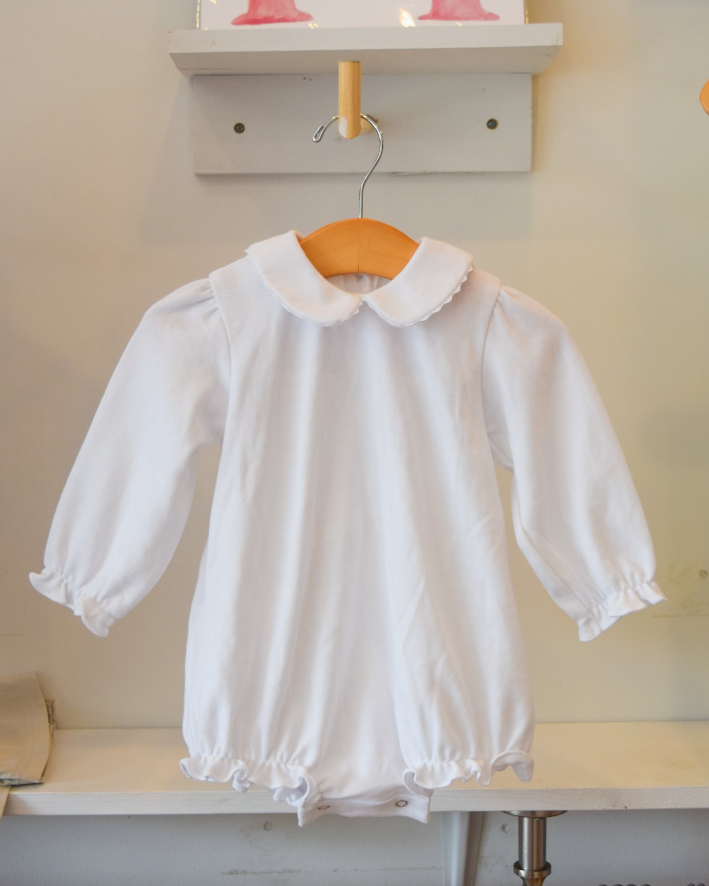 Long Sleeve Collared Bubble with Ric Rac