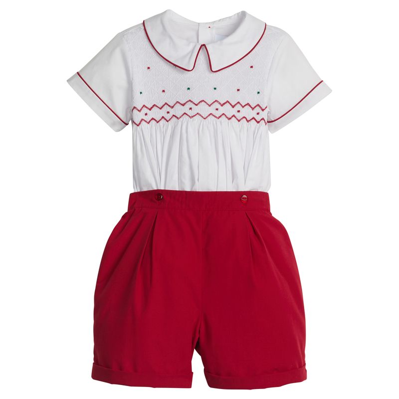 Smocked Theodore Short Set