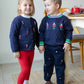 Sweater With Candy Canes Cardigan