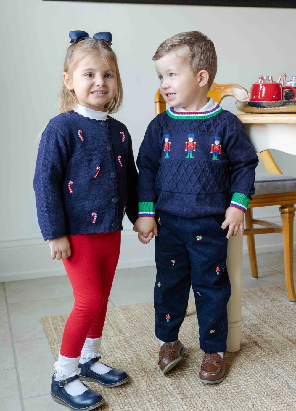 Sweater With Candy Canes Cardigan