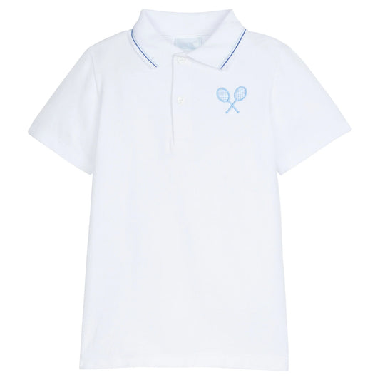 Short sleeve tipped polo