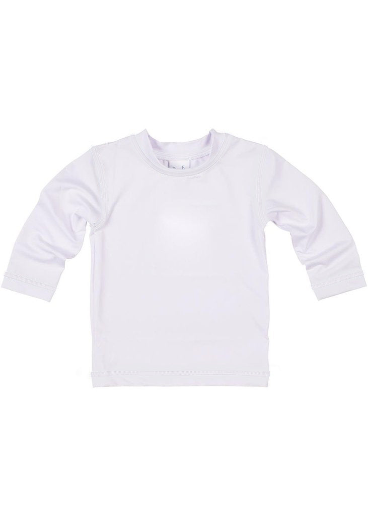 White Rashgaurd w/ white stitching – The Ellenor