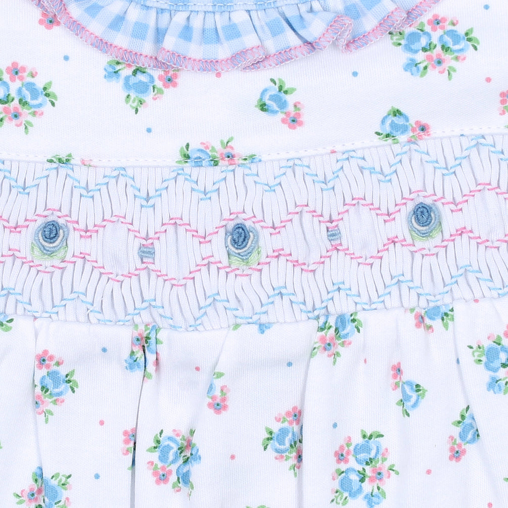 Anna's Classic Smocked Printed Footie